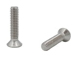 8 32*3/4 100PK Machine Screws English Flat Head Philips Drive Cross Stainles