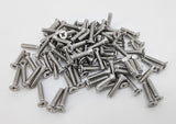 8 32*3/4 100PK Machine Screws English Flat Head Philips Drive Cross Stainles