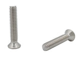 8 32*7/8 100PK Machine Screws English Flat Head Philips Drive Cross Stainles
