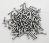 8 32*7/8 100PK Machine Screws English Flat Head Philips Drive Cross Stainles