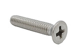 8 32*7/8 100PK Machine Screws English Flat Head Philips Drive Cross Stainles