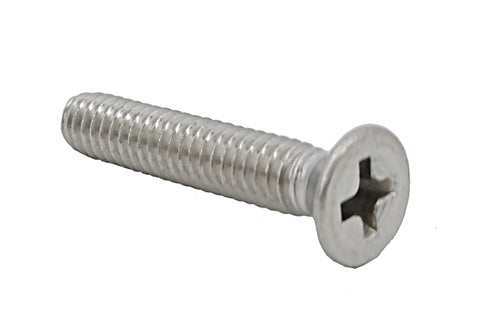 8 32*7/8 100PK Machine Screws English Flat Head Philips Drive Cross Stainles