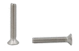 8 32*1 100PK Machine Screws English Flat Head Philips Drive Cross Stainless