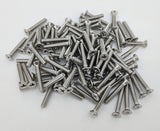 8 32*1 100PK Machine Screws English Flat Head Philips Drive Cross Stainless