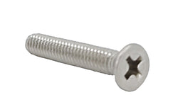 8 32*1 100PK Machine Screws English Flat Head Philips Drive Cross Stainless