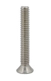 8 32*1 1/8 100PK Machine Screws English Flat Head Philips Drive Cross Stainl