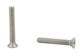 8 32*1 1/8 100PK Machine Screws English Flat Head Philips Drive Cross Stainl