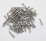 8 32*1 1/8 100PK Machine Screws English Flat Head Philips Drive Cross Stainl