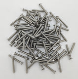 8 32*1 1/4 100PK Machine Screws English Flat Head Philips Drive Cross Stainl