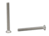 8 32*1 1/2 100PK Machine Screws English Flat Head Philips Drive Cross Stainl