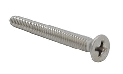8 32*1 1/2 100PK Machine Screws English Flat Head Philips Drive Cross Stainl