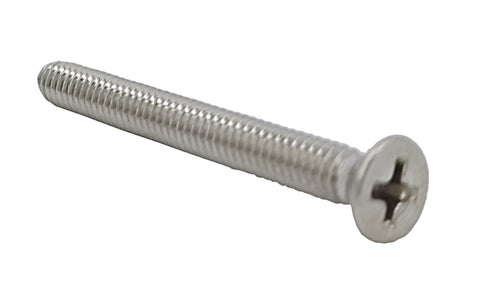 8 32*1 1/2 100PK Machine Screws English Flat Head Philips Drive Cross Stainl