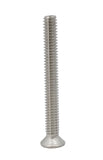 8 32*1 3/4 100PK Machine Screws English Flat Head Philips Drive Cross Stainl