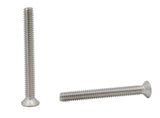 8 32*1 3/4 100PK Machine Screws English Flat Head Philips Drive Cross Stainl