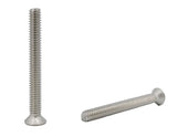 8 32*1 3/4 100PK Machine Screws English Flat Head Philips Drive Cross Stainl