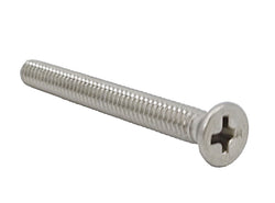 8 32*1 3/4 100PK Machine Screws English Flat Head Philips Drive Cross Stainl