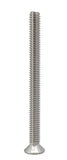 8 32*2 100PK Machine Screws English Flat Head Philips Drive Cross Stainless