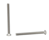 8 32*2 100PK Machine Screws English Flat Head Philips Drive Cross Stainless