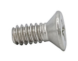 10 24*7/16 100PK Machine Screws English Flat Head Philips Drive Cross Stainl