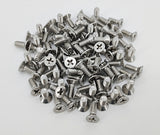 10 24*1/2 100PK Machine Screws English Flat Head Philips Drive Cross Stainle