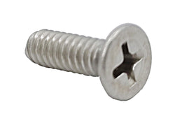 10 24*5/8 100PK Machine Screws English Flat Head Philips Drive Cross Stainle