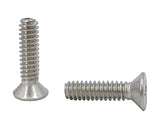 10 24*3/4 100PK Machine Screws English Flat Head Philips Drive Cross Stainle