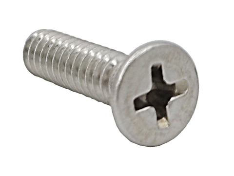 10 24*3/4 100PK Machine Screws English Flat Head Philips Drive Cross Stainle