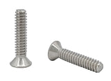 10 24*7/8 100PK Machine Screws English Flat Head Philips Drive Cross Stainle