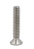 10 24*1 100PK Machine Screws English Flat Head Philips Drive Cross Stainless