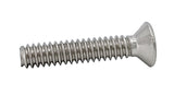10 24*1 100PK Machine Screws English Flat Head Philips Drive Cross Stainless