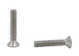 10 24*1 100PK Machine Screws English Flat Head Philips Drive Cross Stainless