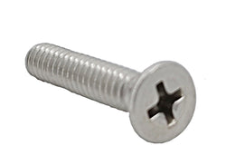 10 24*1 100PK Machine Screws English Flat Head Philips Drive Cross Stainless