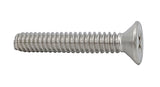 10 24*1 1/8 100PK Machine Screws English Flat Head Philips Drive Cross Stain