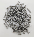 10 24*1 1/8 100PK Machine Screws English Flat Head Philips Drive Cross Stain