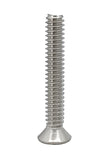 10 24*1 1/4 100PK Machine Screws English Flat Head Philips Drive Cross Stain