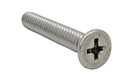 10 24*1 1/4 100PK Machine Screws English Flat Head Philips Drive Cross Stain
