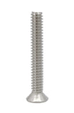 10 24*1 3/8 100PK Machine Screws English Flat Head Philips Drive Cross Stain
