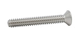 10 24*1 3/8 100PK Machine Screws English Flat Head Philips Drive Cross Stain