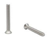 10 24*1 3/8 100PK Machine Screws English Flat Head Philips Drive Cross Stain