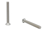 10 24*1 1/2 100PK Machine Screws English Flat Head Philips Drive Cross Stain