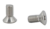 10 32*7/16 100PK Machine Screws English Flat Head Philips Drive Cross Stainl