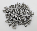 10 32*7/16 100PK Machine Screws English Flat Head Philips Drive Cross Stainl