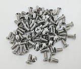 10 32*1/2 100PK Machine Screws English Flat Head Philips Drive Cross Stainle