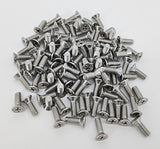 10 32*9/16 100PK Machine Screws English Flat Head Philips Drive Cross Stainl