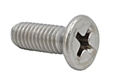 10 32*9/16 100PK Machine Screws English Flat Head Philips Drive Cross Stainl