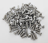 10 32*5/8 100PK Machine Screws English Flat Head Philips Drive Cross Stainle