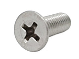 10 32*5/8 100PK Machine Screws English Flat Head Philips Drive Cross Stainle