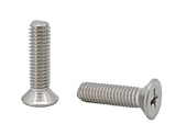 10 32*3/4 100PK Machine Screws English Flat Head Philips Drive Cross Stainle