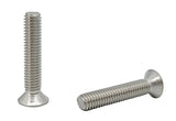 10 32*1 100PK Machine Screws English Flat Head Philips Drive Cross Stainless