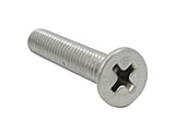 10 32*1 100PK Machine Screws English Flat Head Philips Drive Cross Stainless